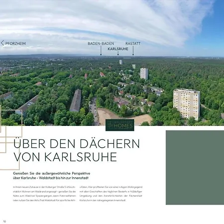 Waldstadt Charme Hideaway Kueche-balkon-netflix Διαμέρισμα Καρλσρούη